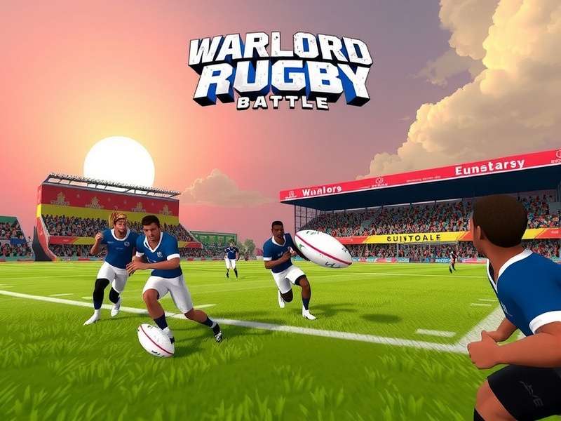 Warlord Rugby Battle multiplayer gameplay
