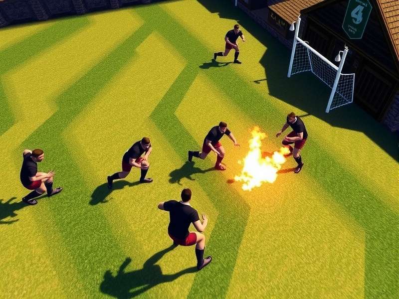 Warlord Rugby Battle gameplay screenshot
